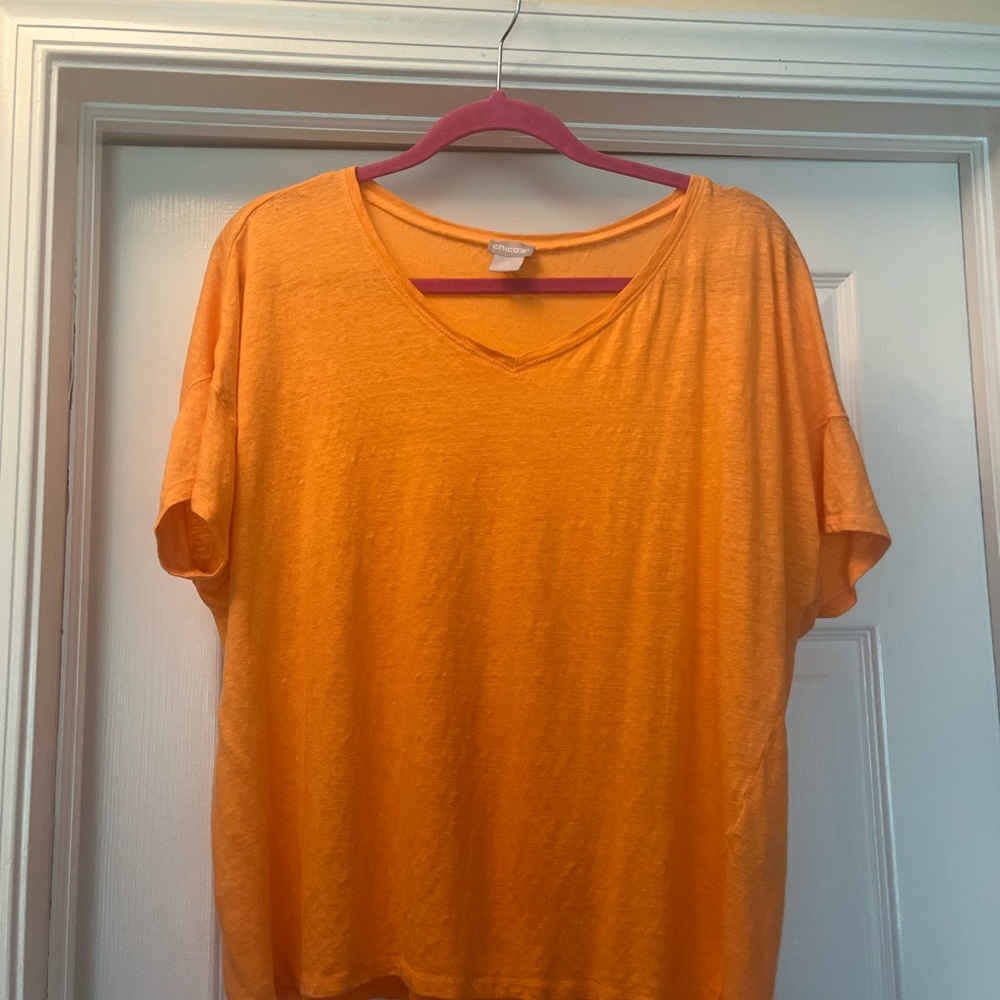 Chico's Orange T-Shirt